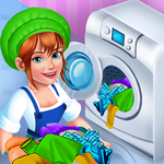 Laundry Service Dirty Clothes Washing Game icon