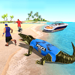 US Police Crocodile Simulator 2019: Beach Attack🐊 icon