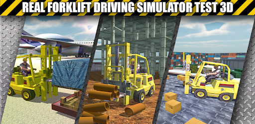 Airport Forklift Driving Heavy Machinery Sim 3D PC screenshot
