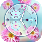 Flower Clock Live Wallpaper icon