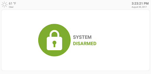 MQTT Alarm Control Panel PC screenshot