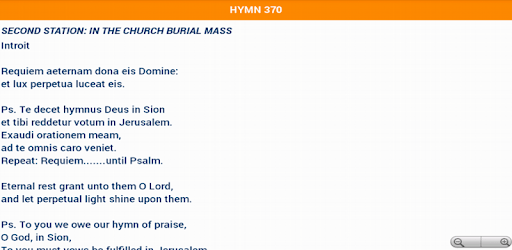 Catholic HymnBook PC screenshot Catholic HymnBook PC screenshot
