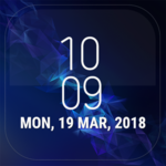 Galaxy S9 Plus Digital Clock Widget App icon