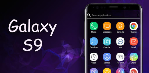 Galaxy S9 purple Theme Xperia™ PC screenshot