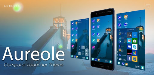 Aureole Theme For Computer Launcher PC screenshot