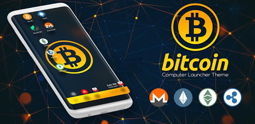 Bitcoin Theme for computer Launcher PC screenshot
