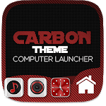 Carbon Fiber Theme For Computer Launcher for PC