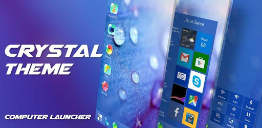 Crystal Theme For Computer Launcher PC screenshot