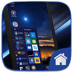 Dark Blue Theme For Computer Launcher for PC Dark Blue Theme For Computer Launcher for PC