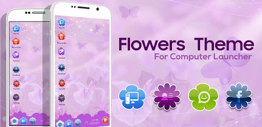 Flower Theme for Computer launcher PC screenshot