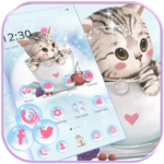 Cute Kitty Theme lovely Cup Cat Wallpaper for PC Cute Kitty Theme lovely Cup Cat Wallpaper for PC