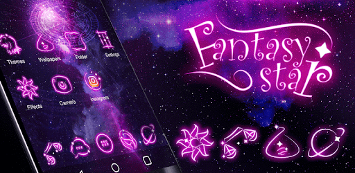 Neon Theme - Neon Purple Star Wallpaper&Icon PC screenshot Neon Theme - Neon Purple Star Wallpaper&Icon PC screenshot