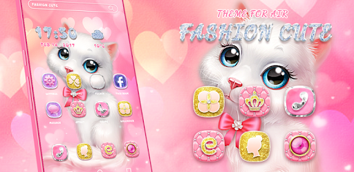 Cartoon Theme - Pink Kitty PC screenshot