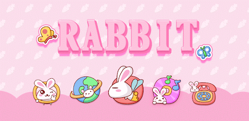 Cartoon Theme - Cute Bunny PC screenshot