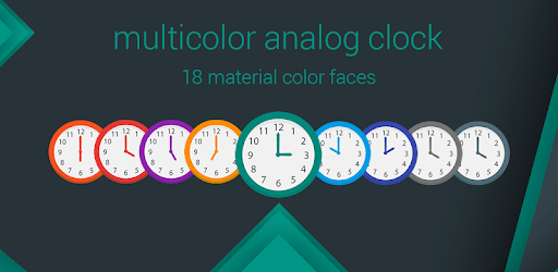 Multicolor Analog Clock Widget PC screenshot Multicolor Analog Clock Widget PC screenshot