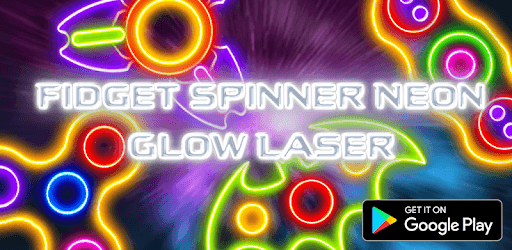 Fidget Spinner Neon Glow Laser PC screenshot