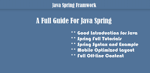 Spring Framework - Java PC screenshot