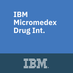IBM Micromedex Drug Int. for PC IBM Micromedex Drug Int. for PC