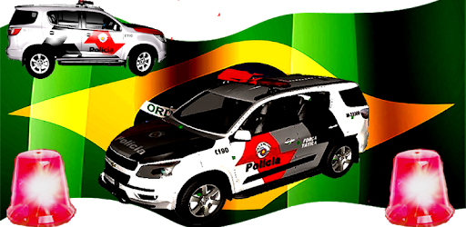 Brazil Car Police Whit Siren & Light PC screenshot