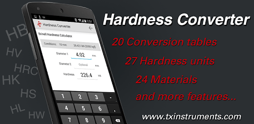 Hardness Converter PC screenshot Hardness Converter PC screenshot