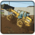 Excavator Simulator Backhoe Loader Dozer Game icon
