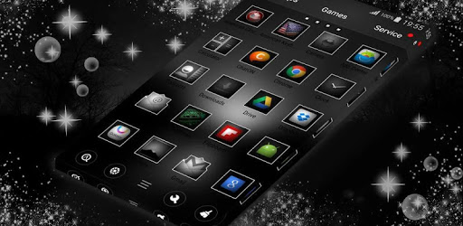 Black&White Launcher Theme PC screenshot