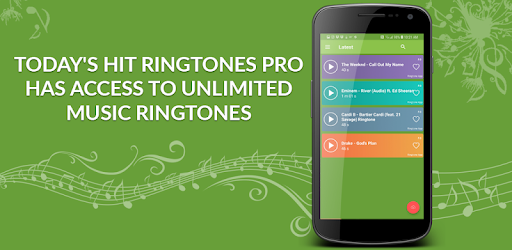 Today's Hit Ringtones Pro Hot Free Ring Tones PC screenshot