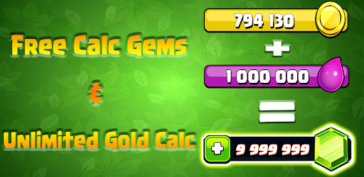Gems calculator for coc PC screenshot