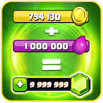 Gems calculator for coc icon