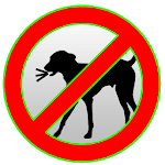 Ultrasonic dog repellent sound icon