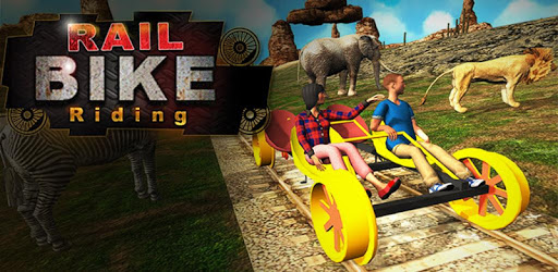 Rail Bike Riding – Real Jungle Crossing Railroad PC screenshot