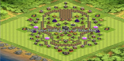 Top Town Hall 9 Hybrid BaseMap PC screenshot Top Town Hall 9 Hybrid BaseMap PC screenshot
