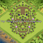 Top Town Hall 9 Hybrid BaseMap for PC Top Town Hall 9 Hybrid BaseMap for PC