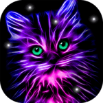 Neon Animals Wallpaper Moving Backgrounds icon
