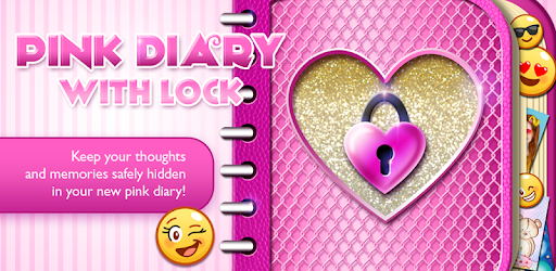 Pink Diary with Lock Password for Girls PC screenshot Pink Diary with Lock Password for Girls PC screenshot