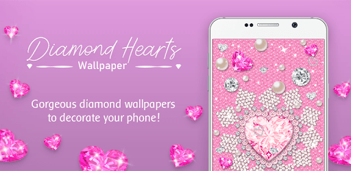 Diamond Hearts Wallpaper PC screenshot