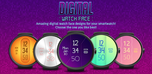 Digital Watch Face PC screenshot