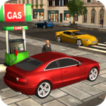 Gas Station Car Service : City Traffic Drive for PC