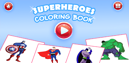 Superhero Coloring Book Pages: Best Coloring Games PC screenshot Superhero Coloring Book Pages: Best Coloring Games PC screenshot