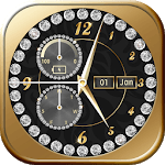 Gold Diamond Clock icon
