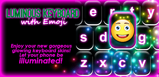 Luminous Keyboard with Emoji PC screenshot