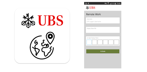 UBS Remote Work PC screenshot UBS Remote Work PC screenshot