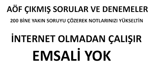 AÖF Çıkmış Sorular, Denemeler, Özetler PC screenshot