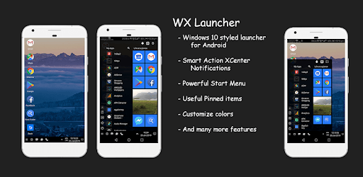 WX Launcher - Windows 10 styled 2019 Launcher PC screenshot