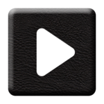 Poweramp Skin Black Leather icon