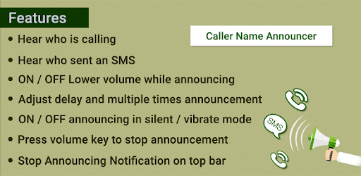 Caller Name Announcer , speaker and caller id pro PC screenshot