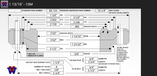 Virtual Flange Slide Rule PC screenshot