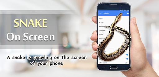 Snake On Screen - Live wallpaper joke PC screenshot
