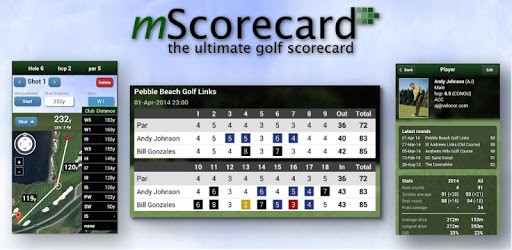 mScorecard - Golf Scorecard PC screenshot