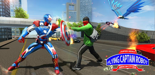 Flying Falcon Robot Hero PC screenshot Flying Falcon Robot Hero PC screenshot